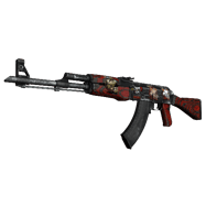 StatTrak™ AK-47 | Red Laminate (Well-Worn)