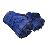 ★ Hand Wraps | Cobalt Skulls (Battle-Scarred)