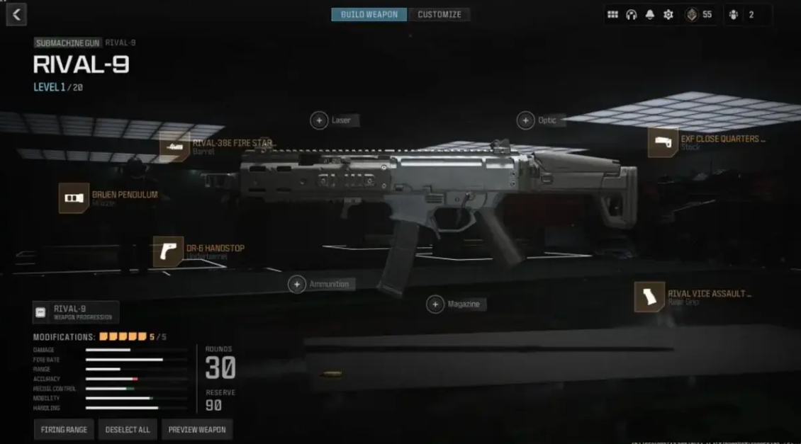 The optimal loadout for Rival-9 in Ranked Play in Modern Warfare 3 - Image 3