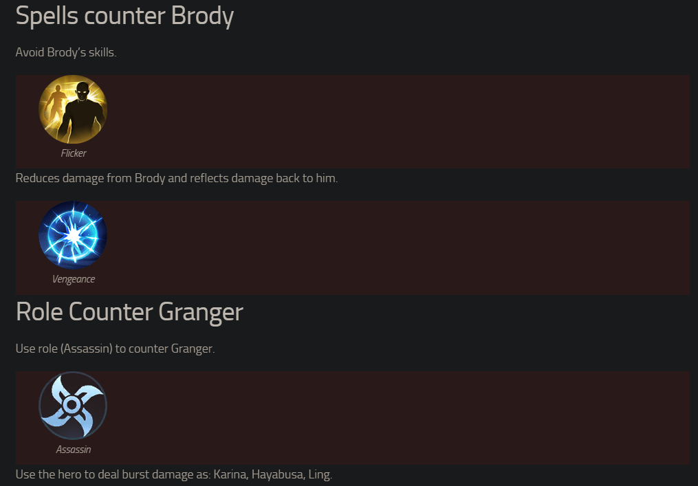 Spells counter Brody