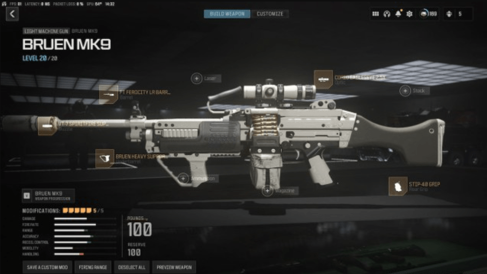 Supreme Bruen MK9 Loadout for Warzone Season 3: Superior Class Configuration for Long-Range Dominance - Image 2