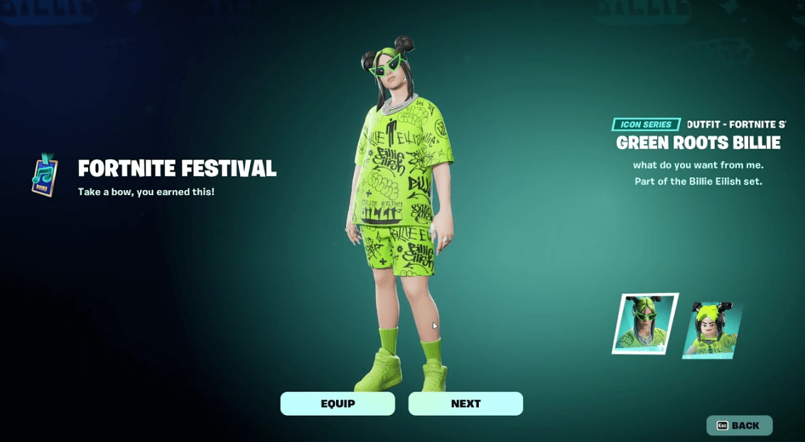 Billie Eilish Teams Up with Fortnite Festival - Image 3