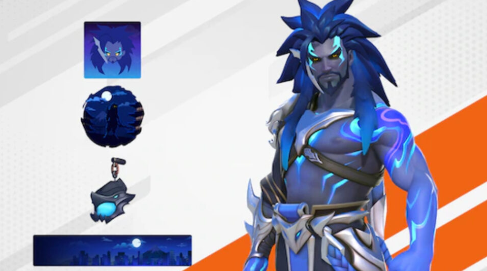 Limited Offer: Legendary Hanzo Azure Flame Skin in Overwatch 2 - Image 1