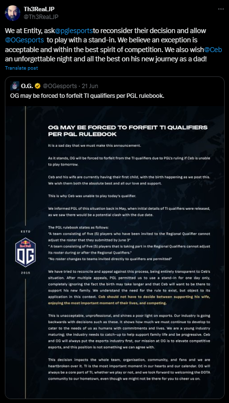 KuroKy to Miss His 5th The International Tournament, OG Also Excluded - Image 3