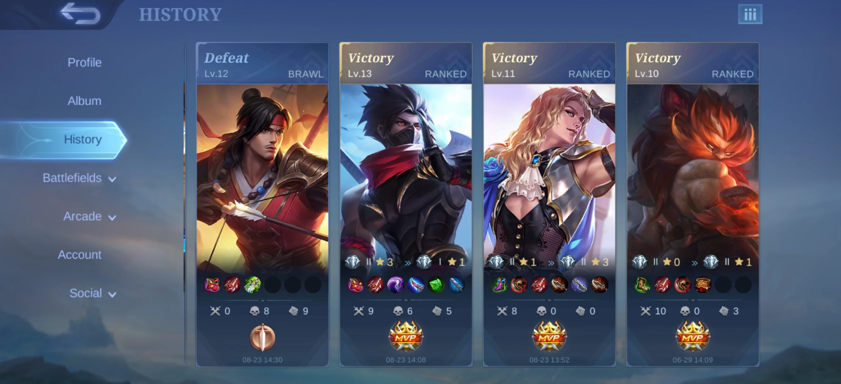 How to hide history in Mobile Legends: Bang Bang - Image 2