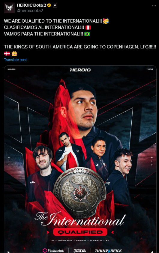 HEROIC Qualify For The International 2024 - Image 2