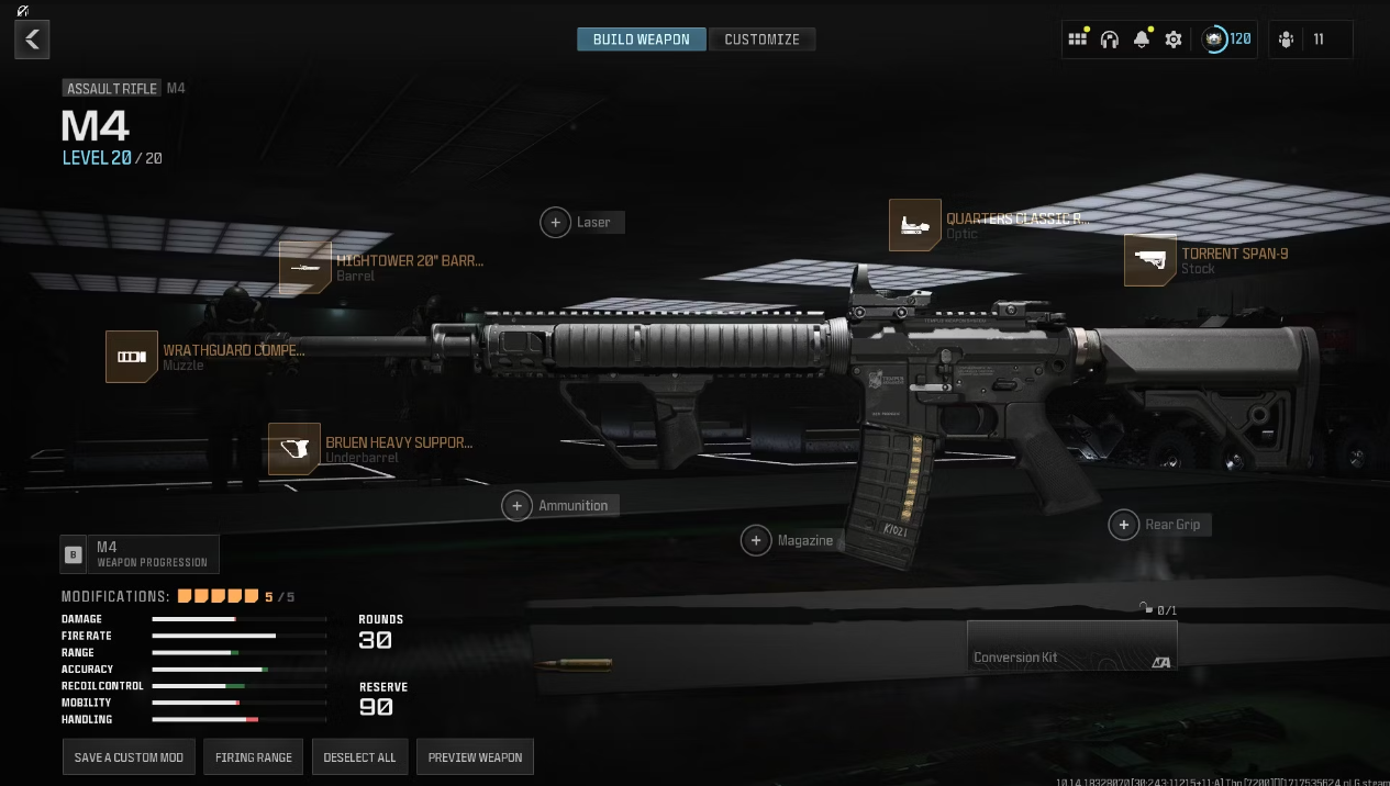 Best M4 loadout MW3 Season 4 Reloaded