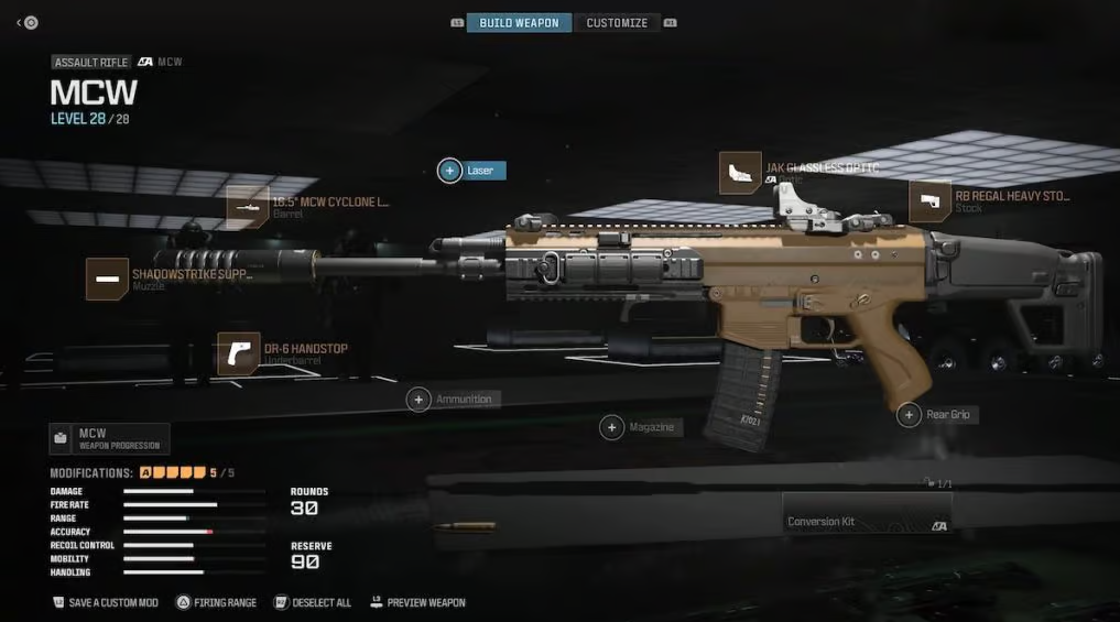 Best MCW loadout Modern Warfare 3 Season 4 Reloaded - Image 1