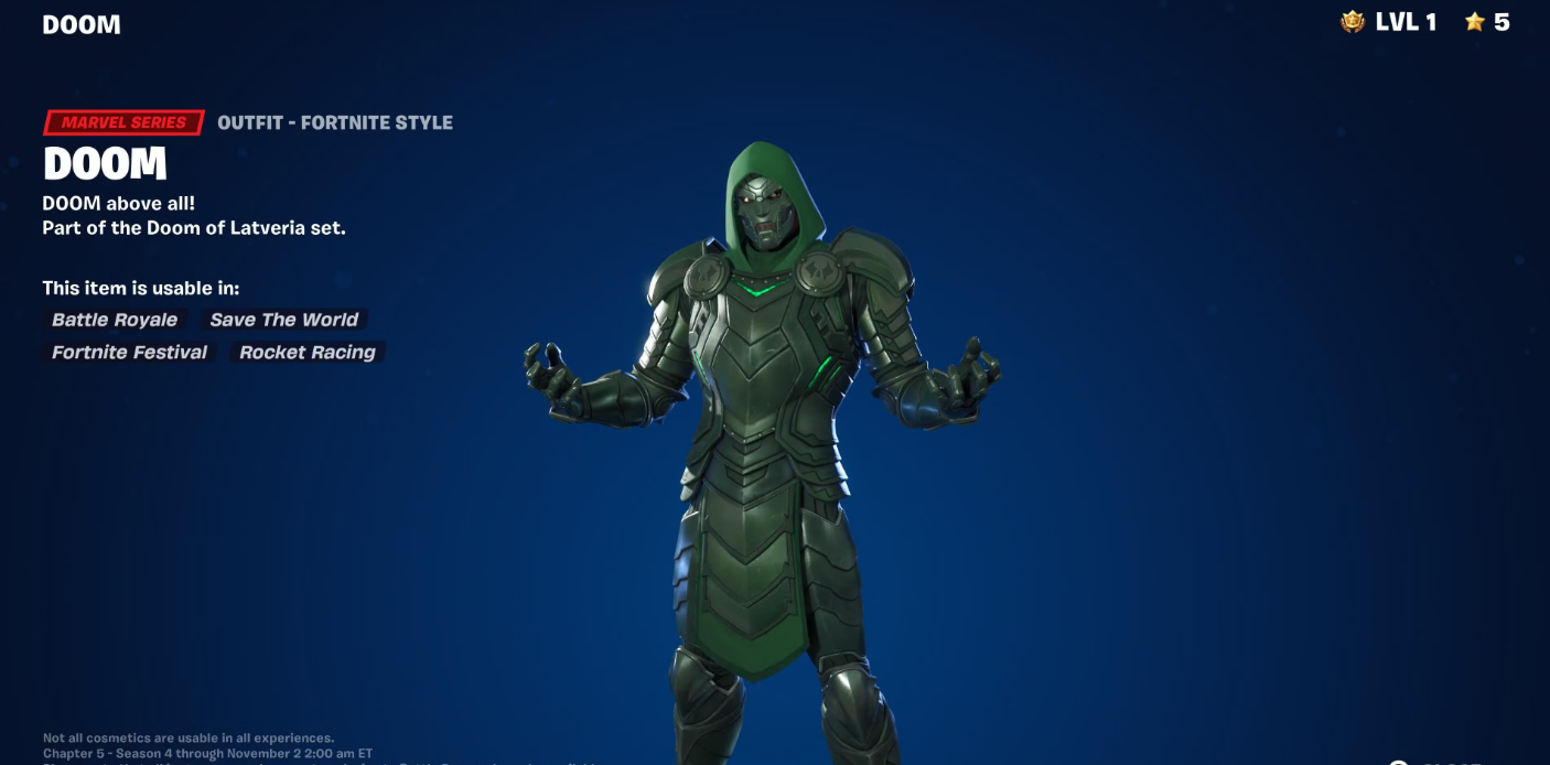 Fortnite’s Dr. Doom Unleashes Cataclysmic Chaos Across the Marvel Multiverse - Image 3