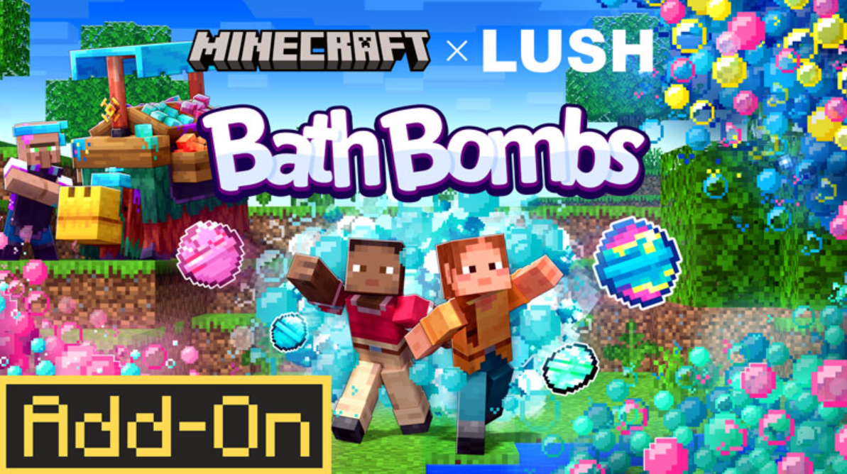 Minecraft Sinks into Relaxation with Lush Bath Bomb Collaboration - Image 3
