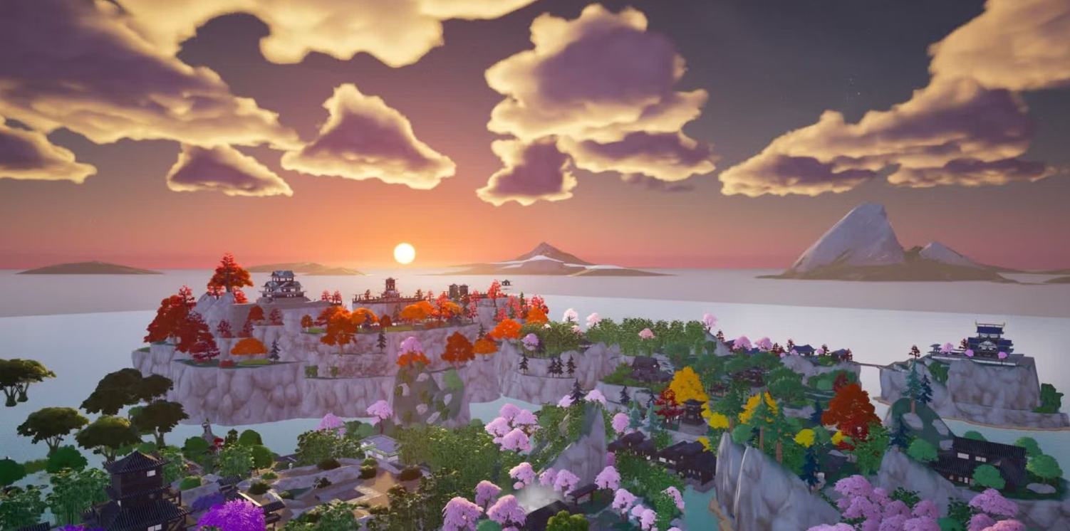 Fortnite Aficionado Sculptures Chapter 6 Season 1 Map in Clay - Image 1