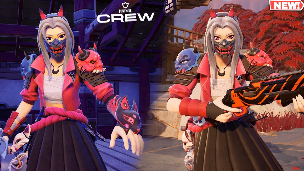 Haruka skin for subscription Fortnite Squad for February 2025 - Image 1