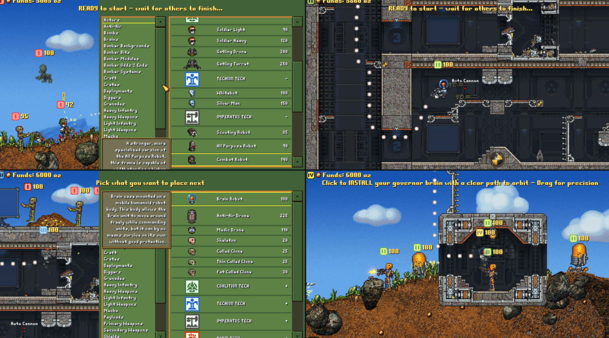 Cortex Command Preview 4