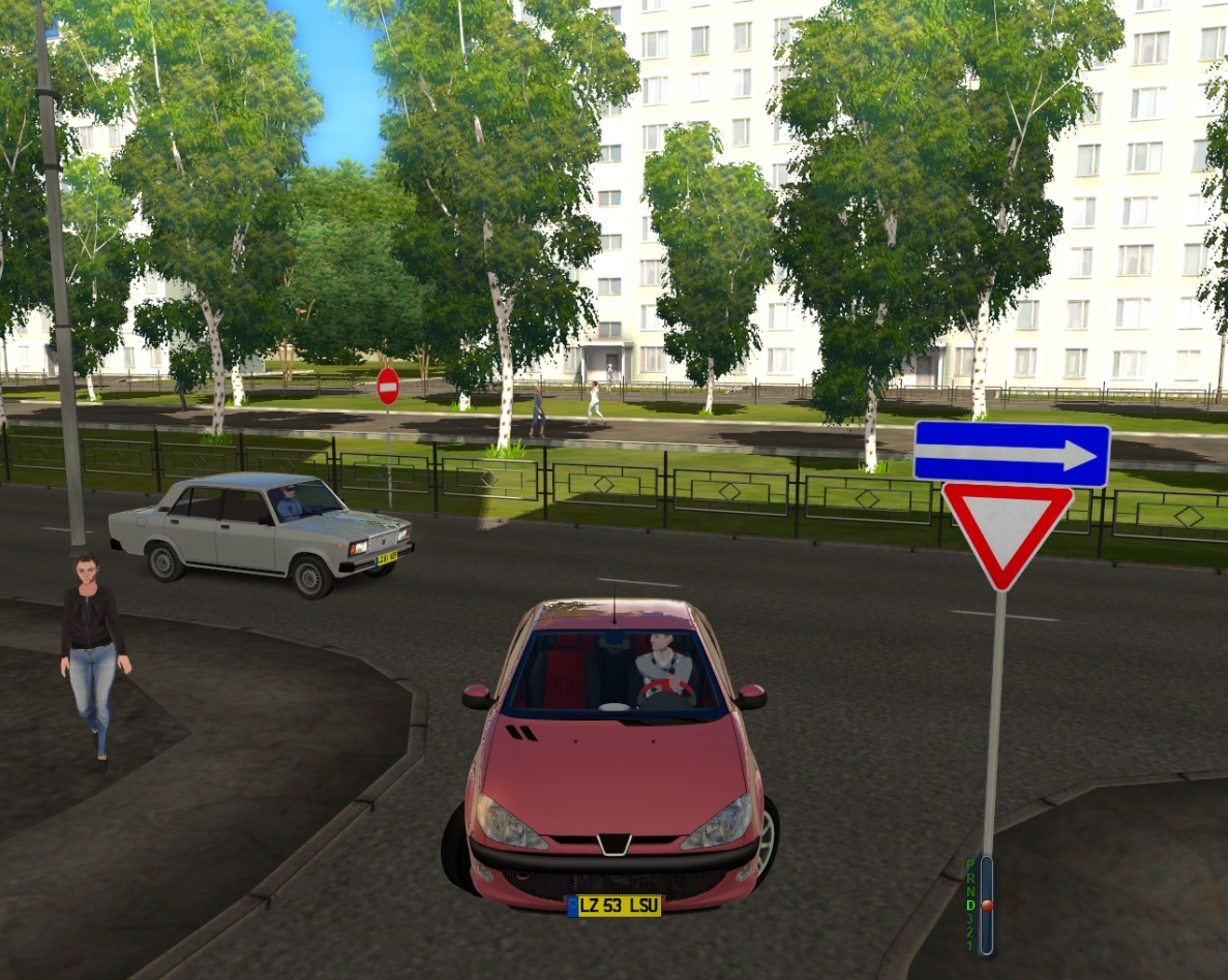 City Car Driving - rare advantages and a bunch of disadvantages