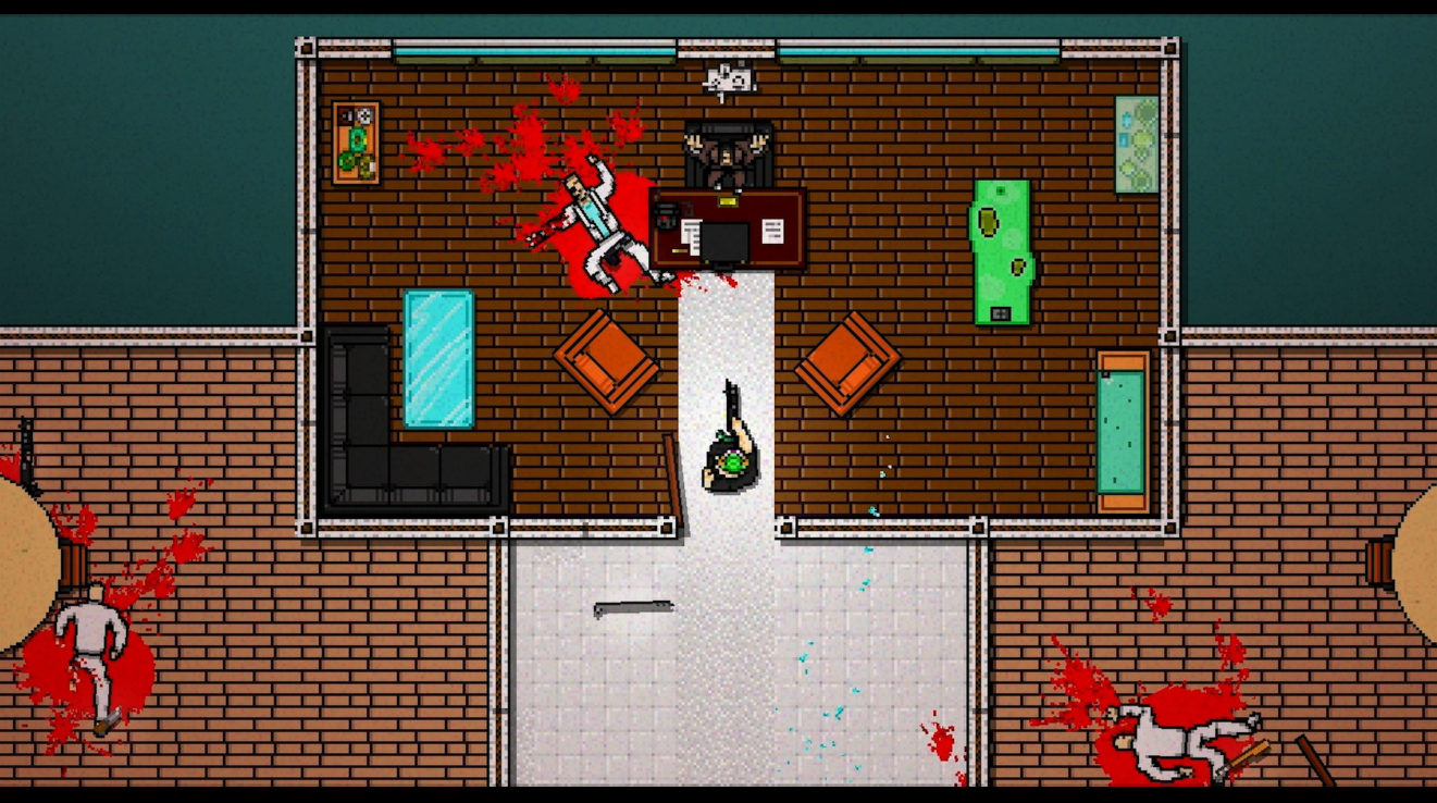 Hotline Miami battles
