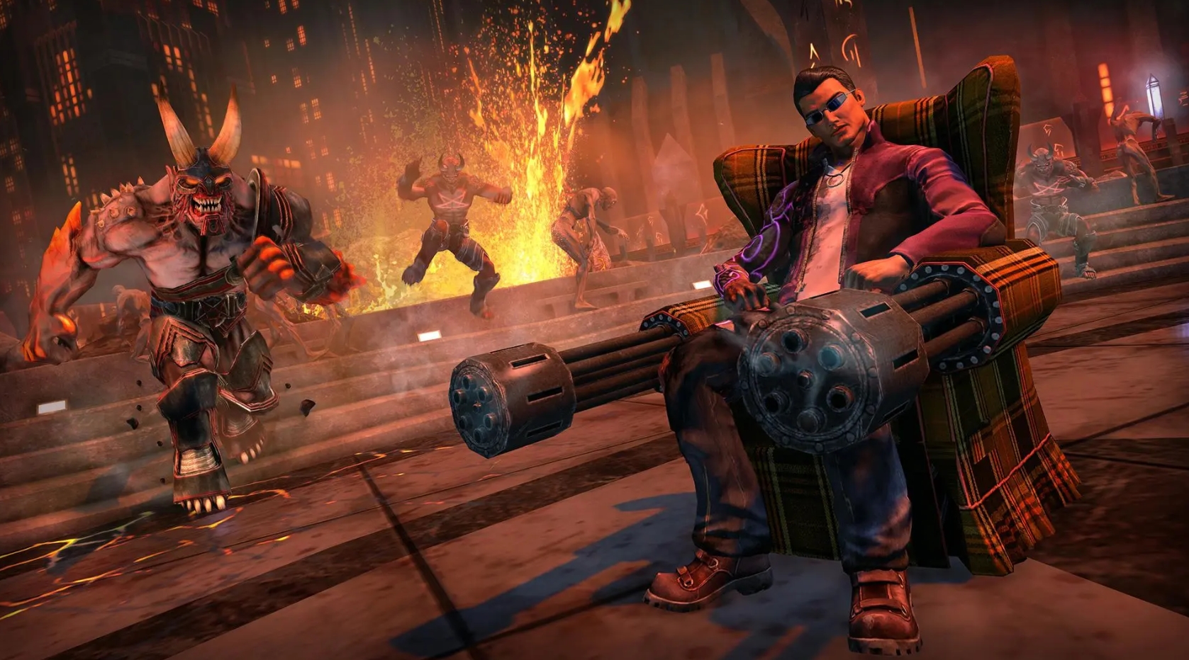 what awaits you in the virtual world of Saints Row 4