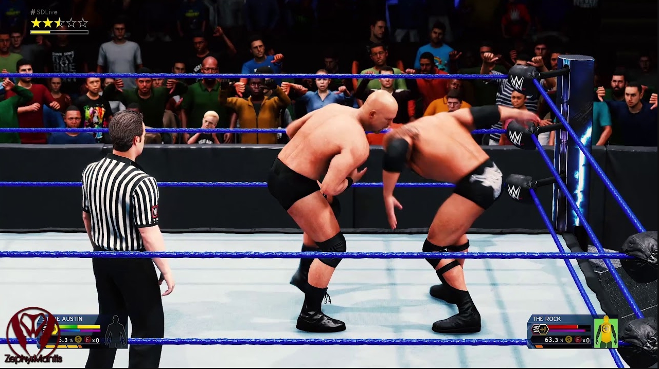 wwe 2k20 gameplay pc