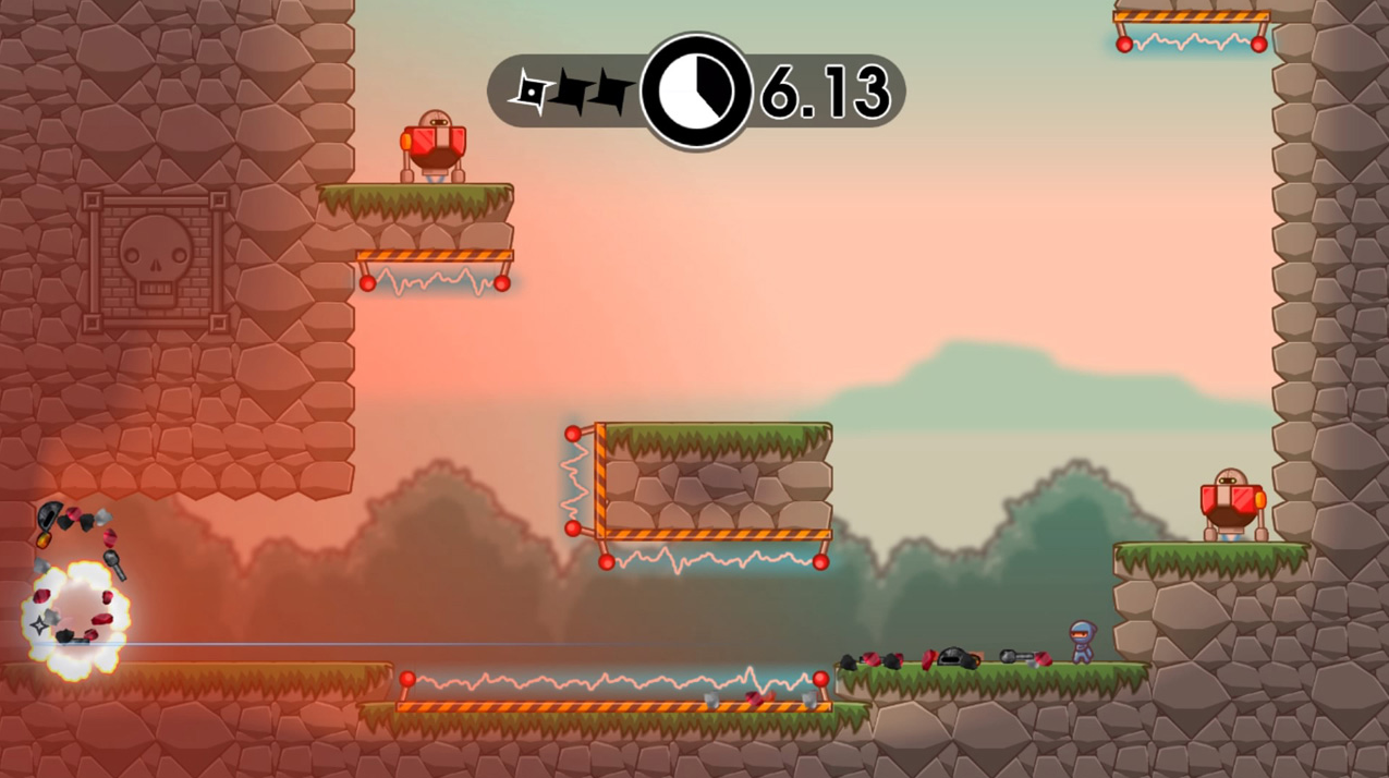 10 Second Ninja X Robots and Lasers