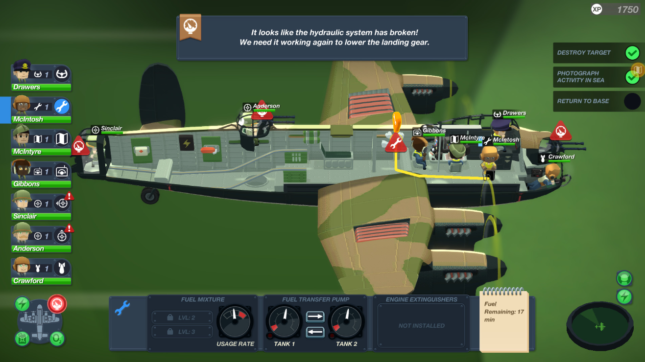 Bomber Crew aircraft