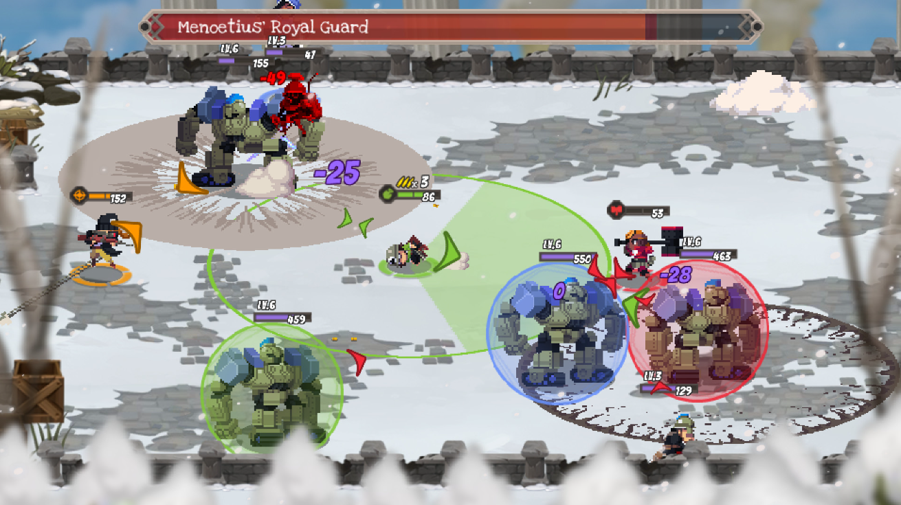 Full Metal Furies Character Battle