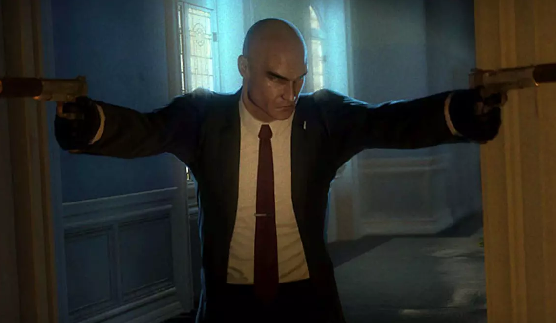 HITMAN came in with a gun