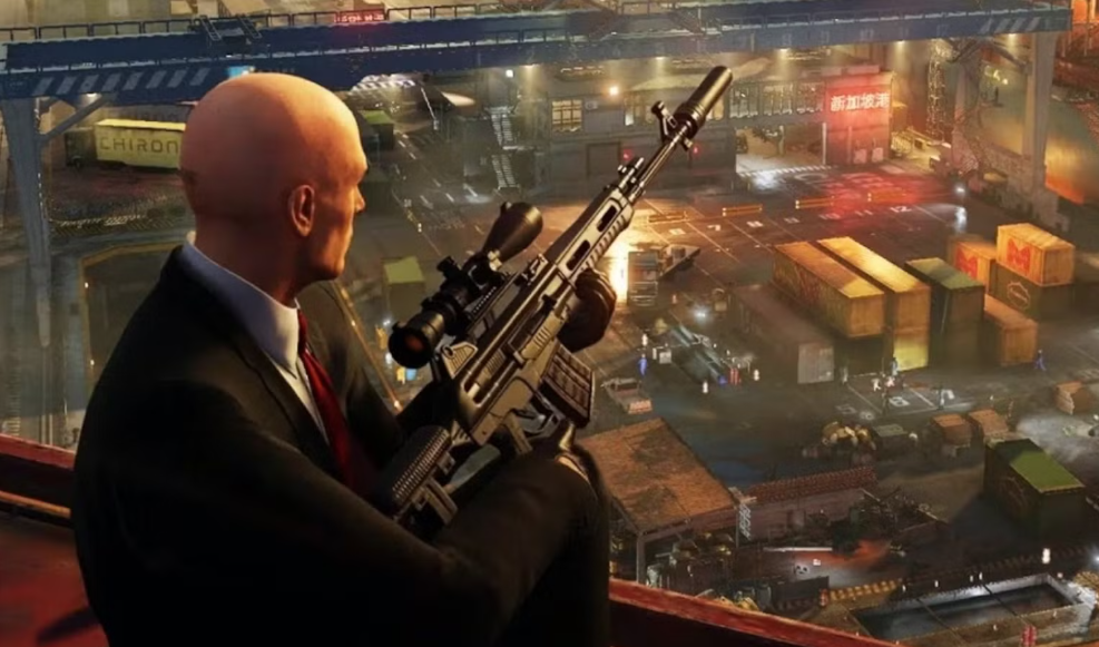 HITMAN on the roof