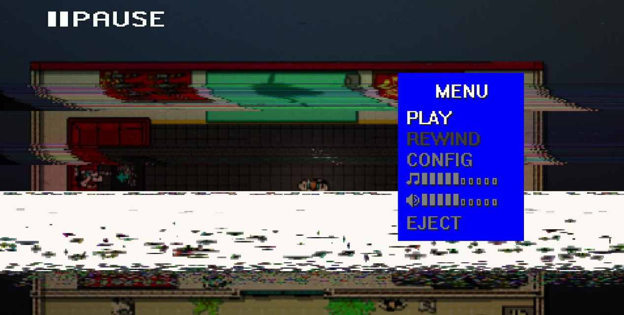 Hotline Miami 2 Wrong Number menu