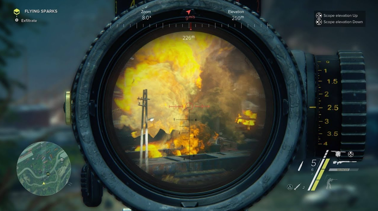 Sniper Ghost Warrior 3 visibility with scope