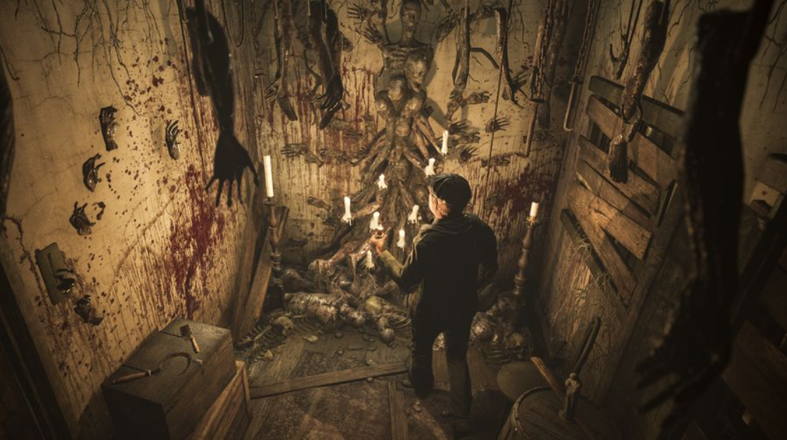 Song of Horror creepy room