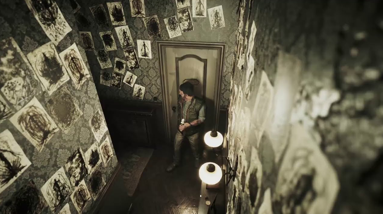 Song of Horror hero hides