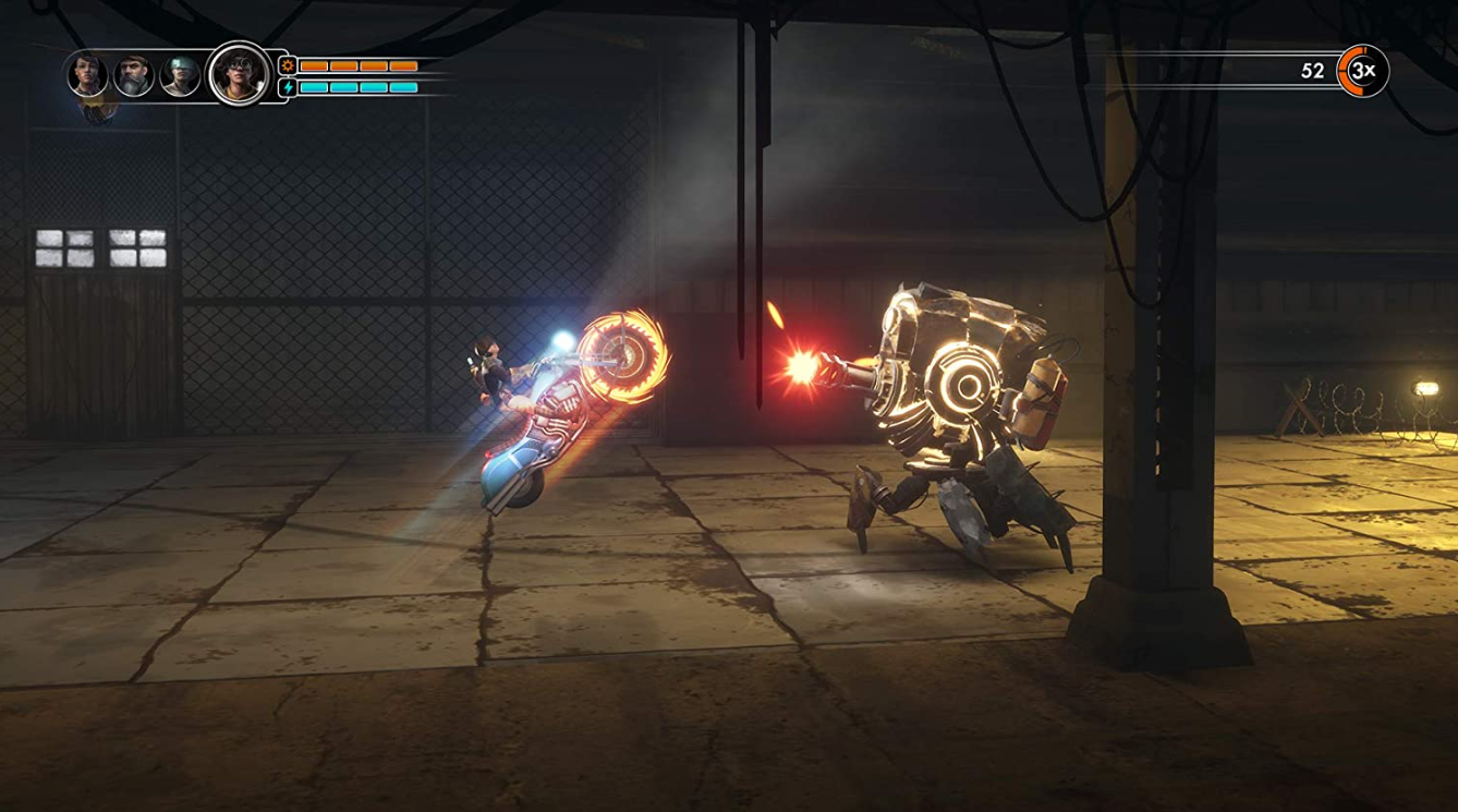 Steel Rats motorcycle and hero
