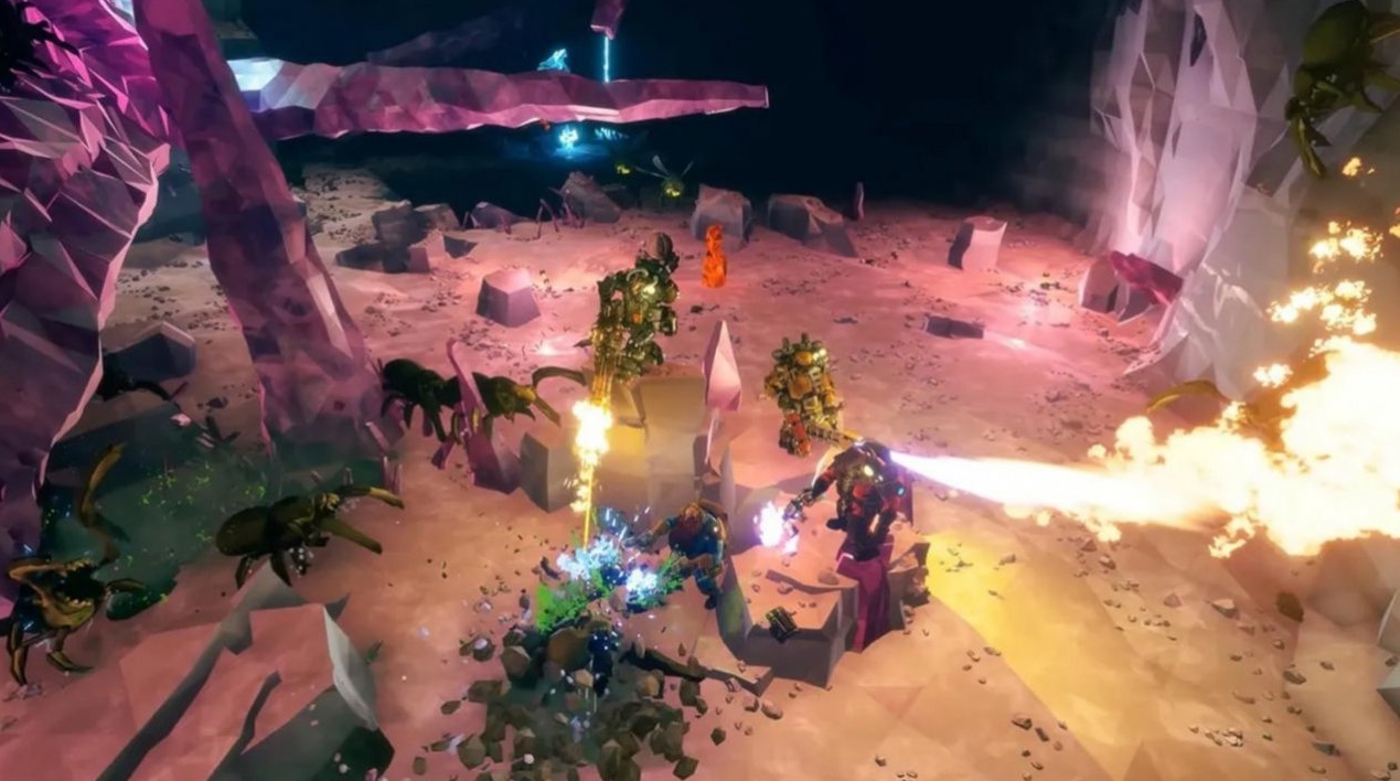 The Benefits of Team Play in Deep Rock Galactic