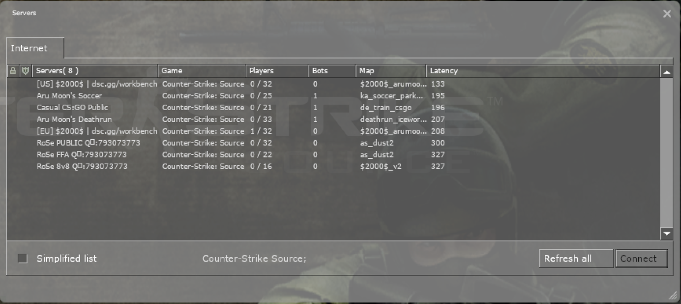 Counter-Strike Source server