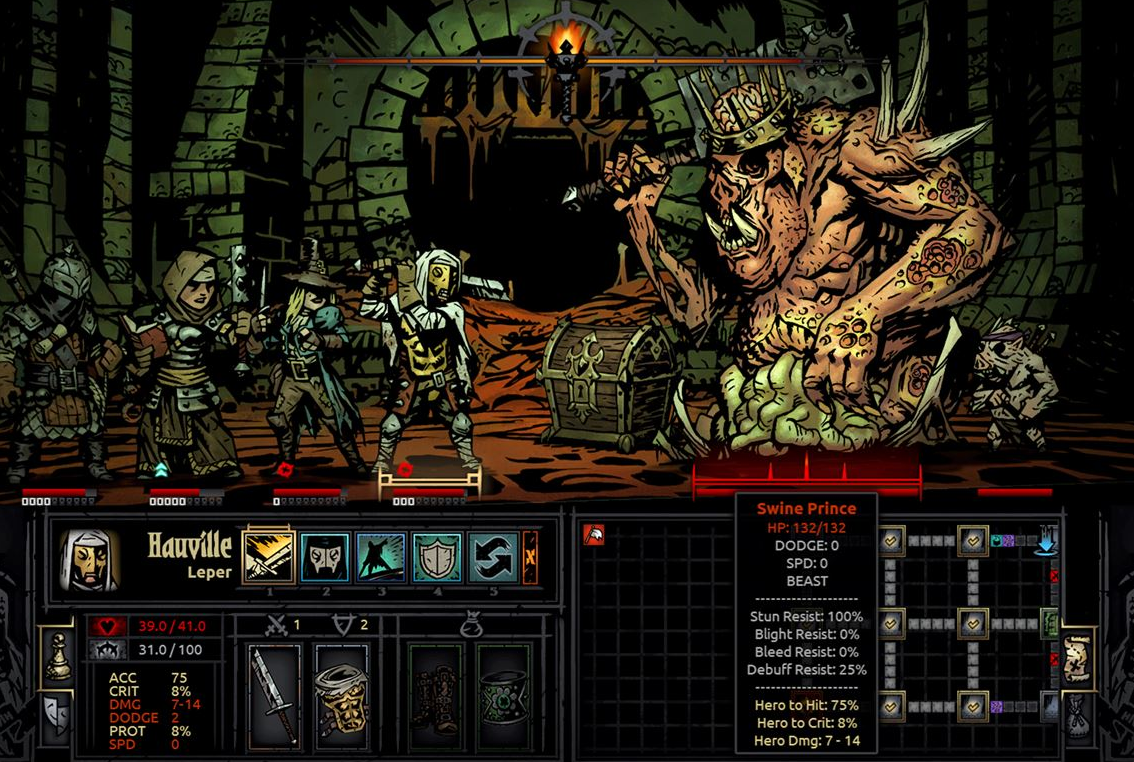 Darkest Dungeon big monster