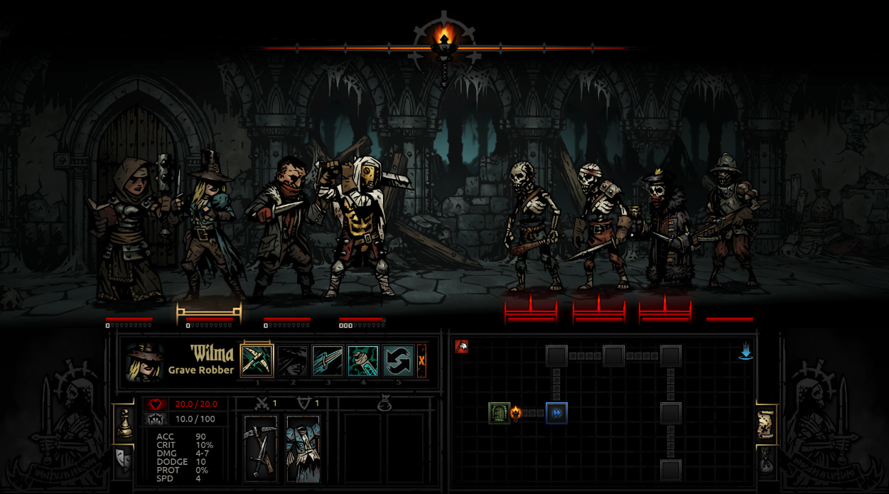 Darkest Dungeon characters