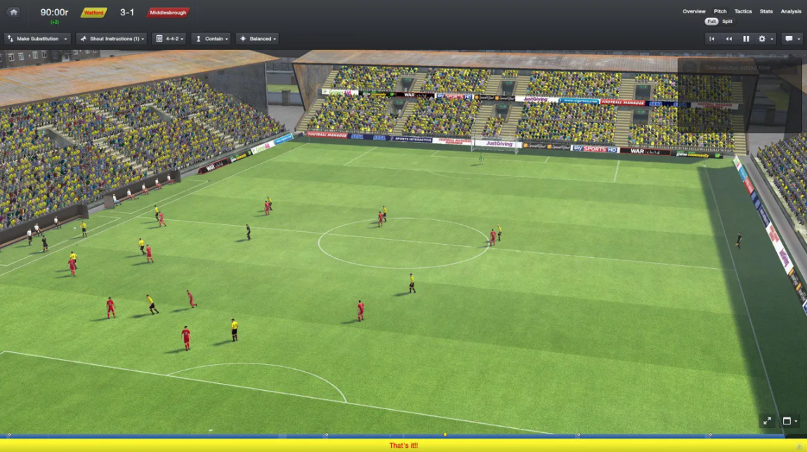 Football Manager 2015 stadium