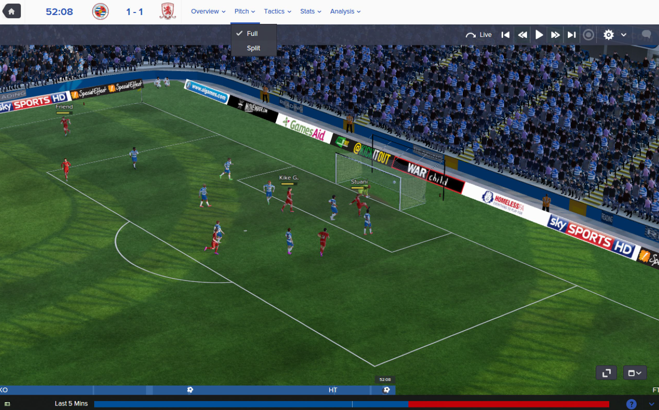 Football Manager 2016 Match Replay