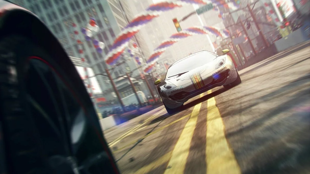 GRID 2 rear view mirror
