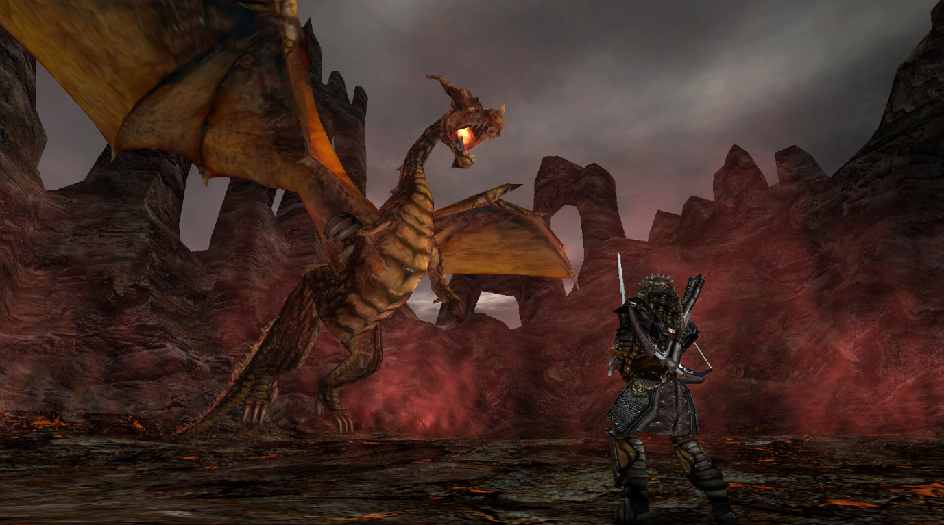 Gothic 2 Gold Classic Hero and Dragon