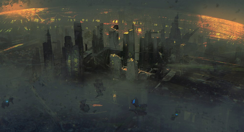 Imperium Galactica big city buildings