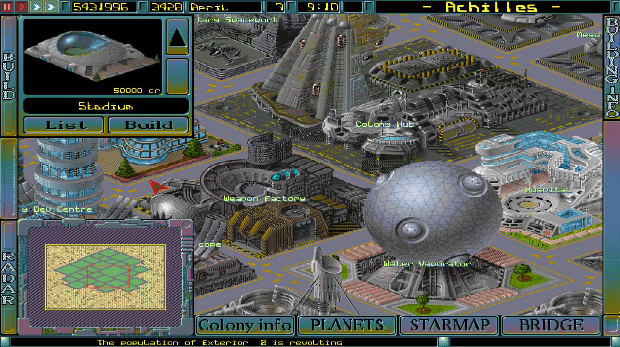 Imperium Galactica big city