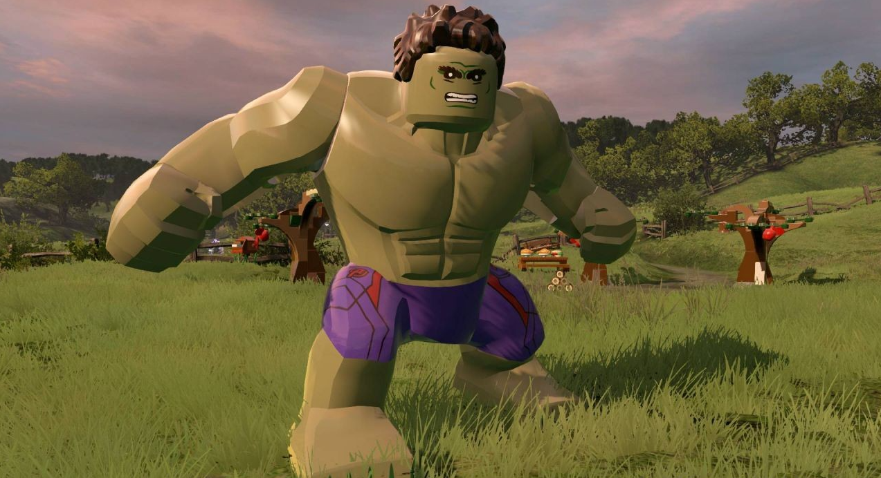 LEGO Marvel's Avengers Hulk on the grass