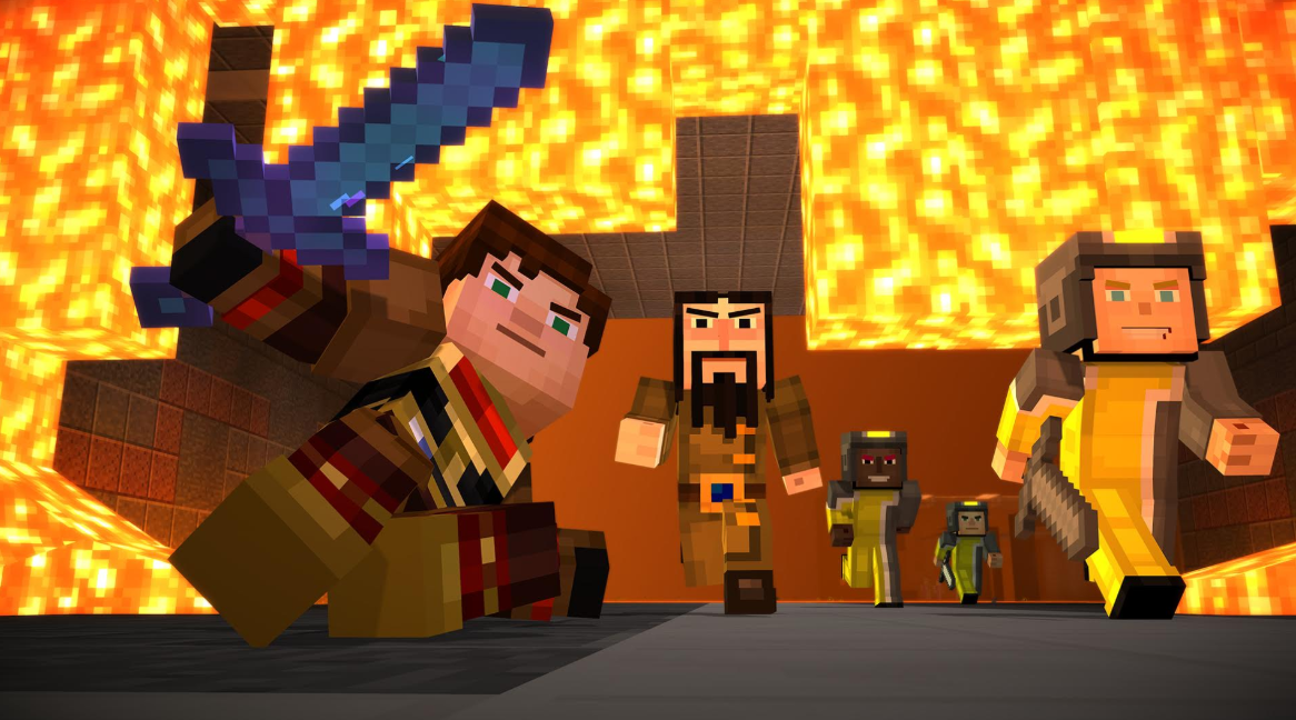 Minecraft Story Mode - A Telltale Games Series lava