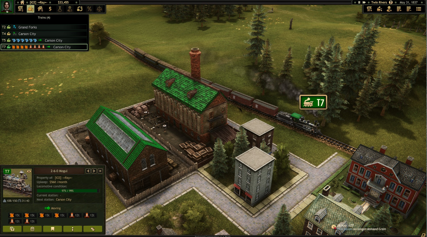 Railroad Corporation at home