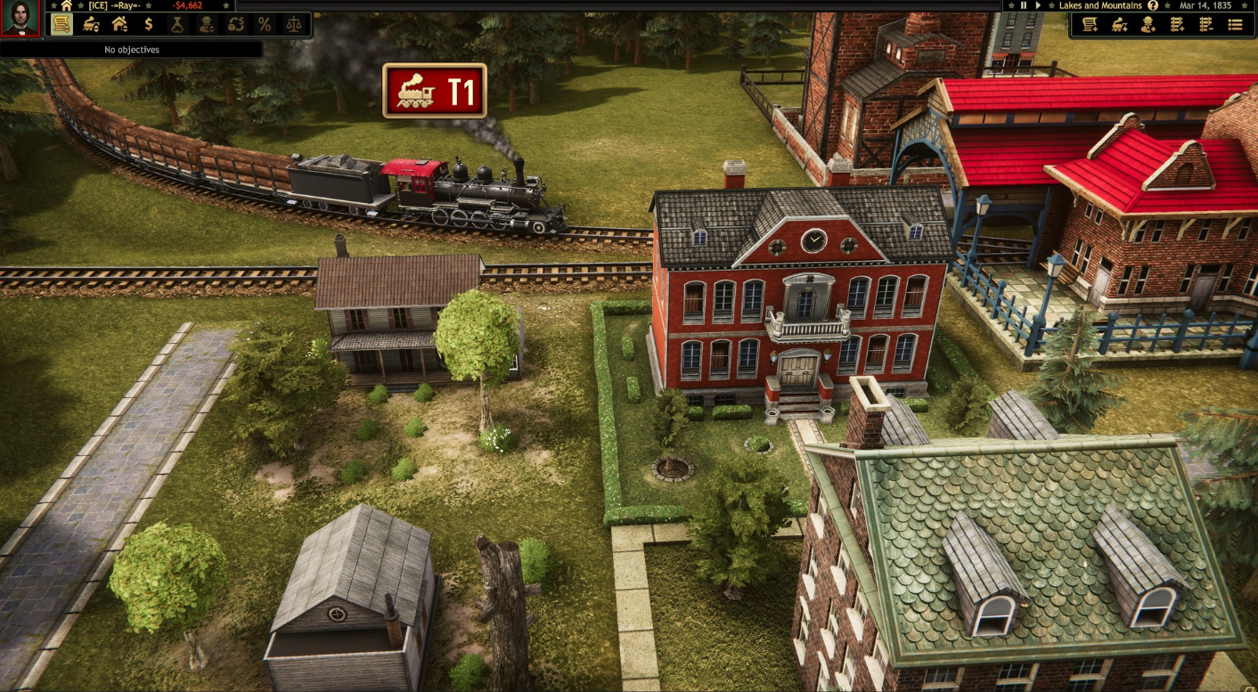 Railroad Corporation trains