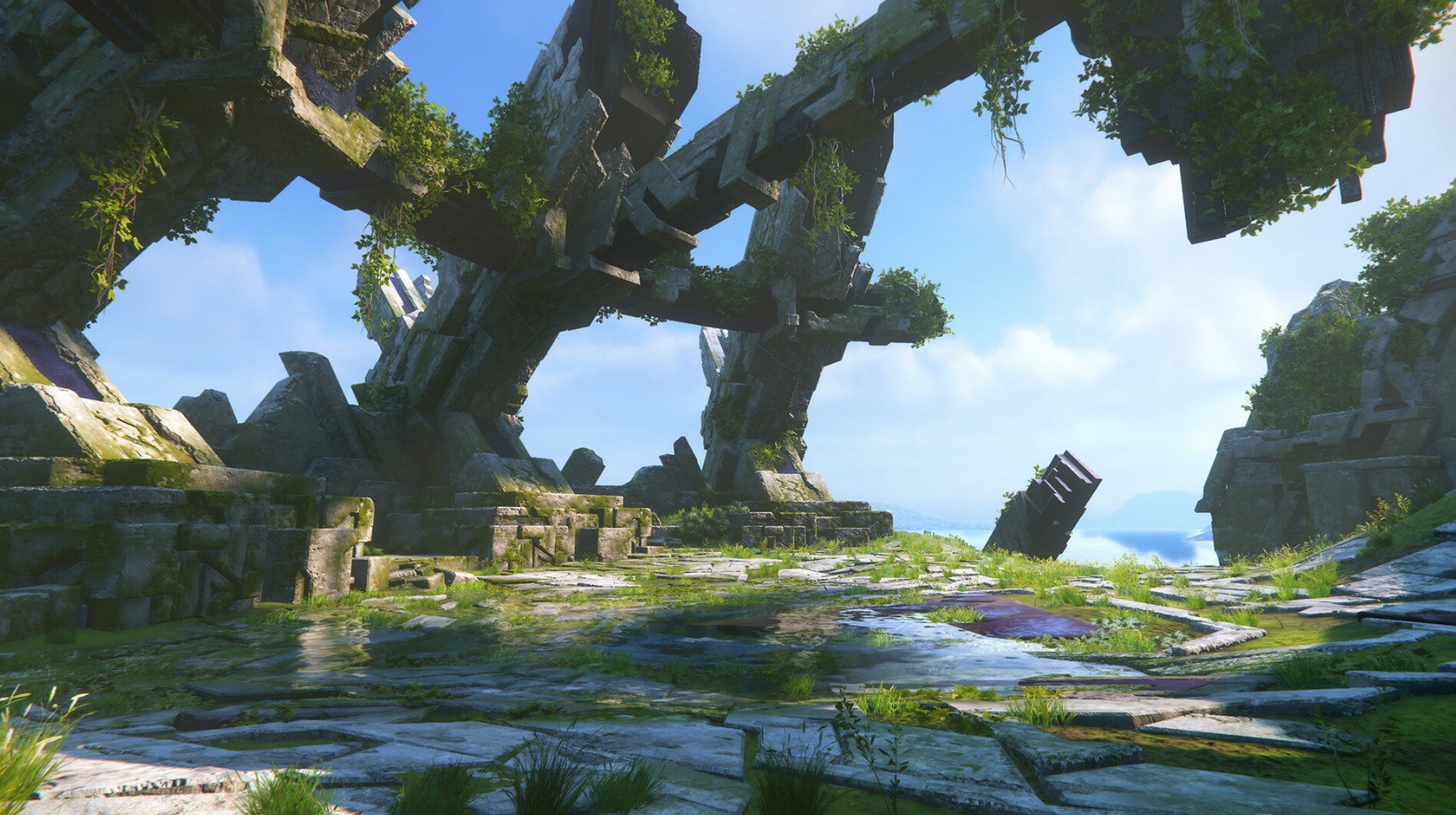Sonic Frontiers gameplay and graphics