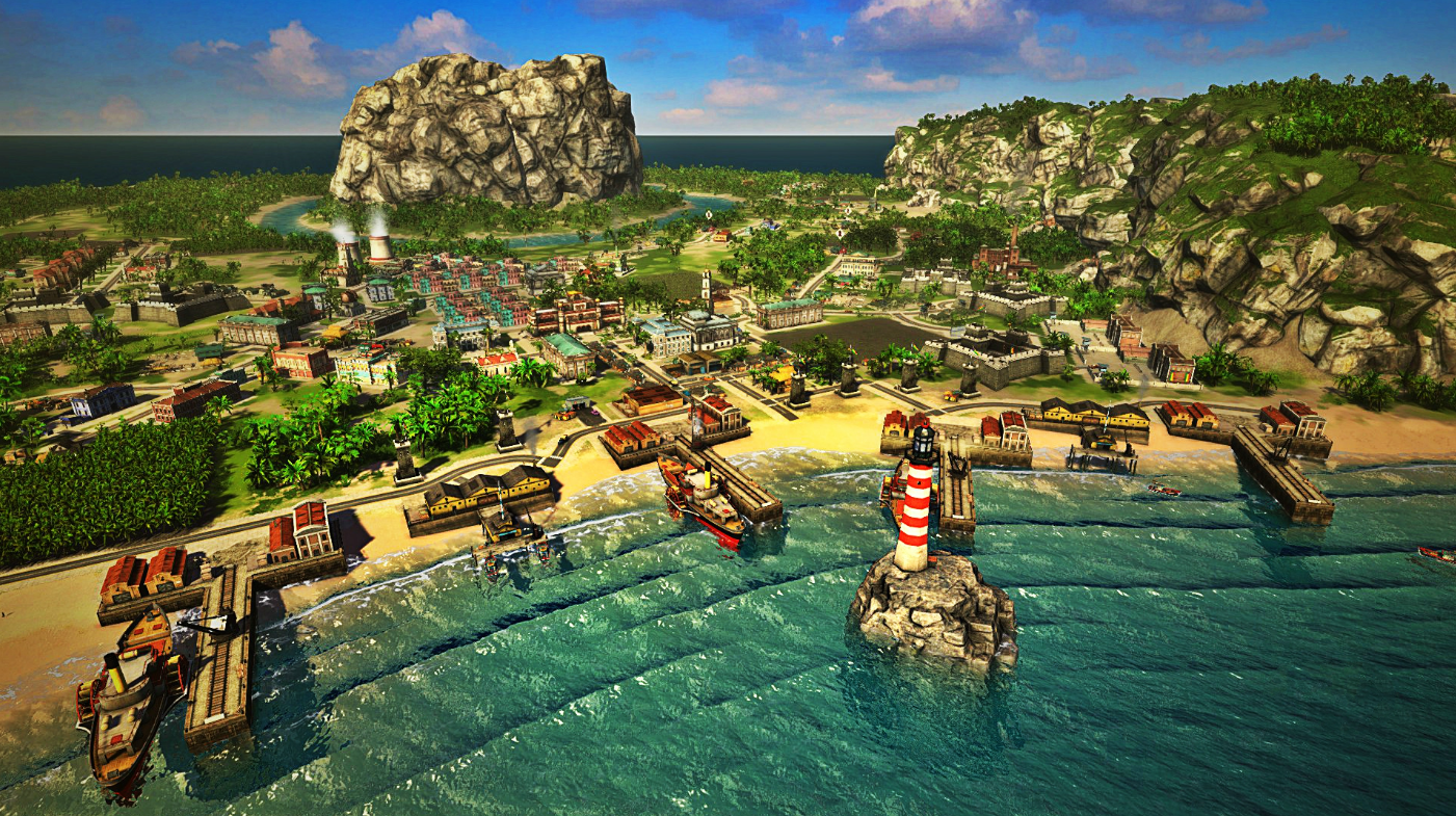 Tropico 5 sea view