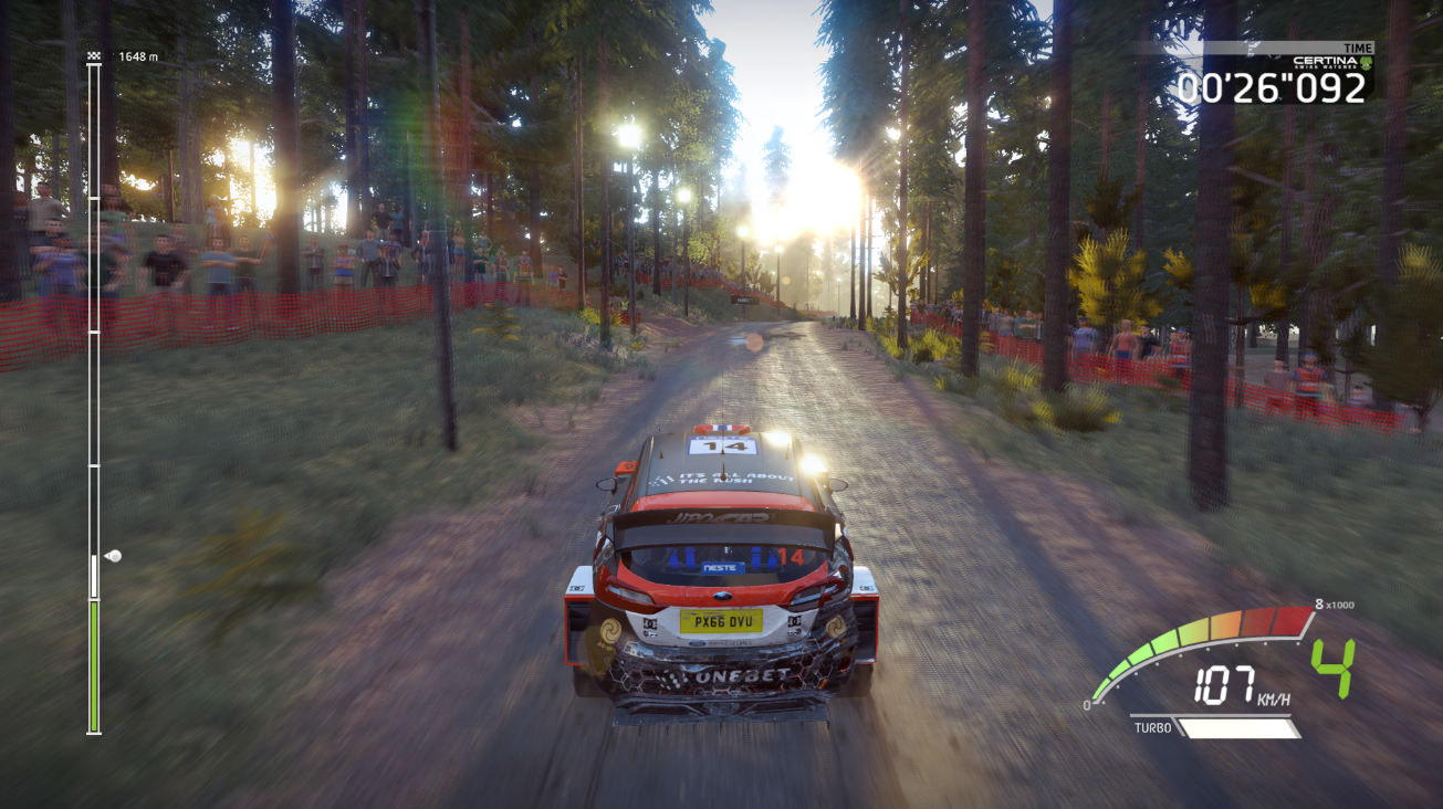 WRC 7 gameplay car