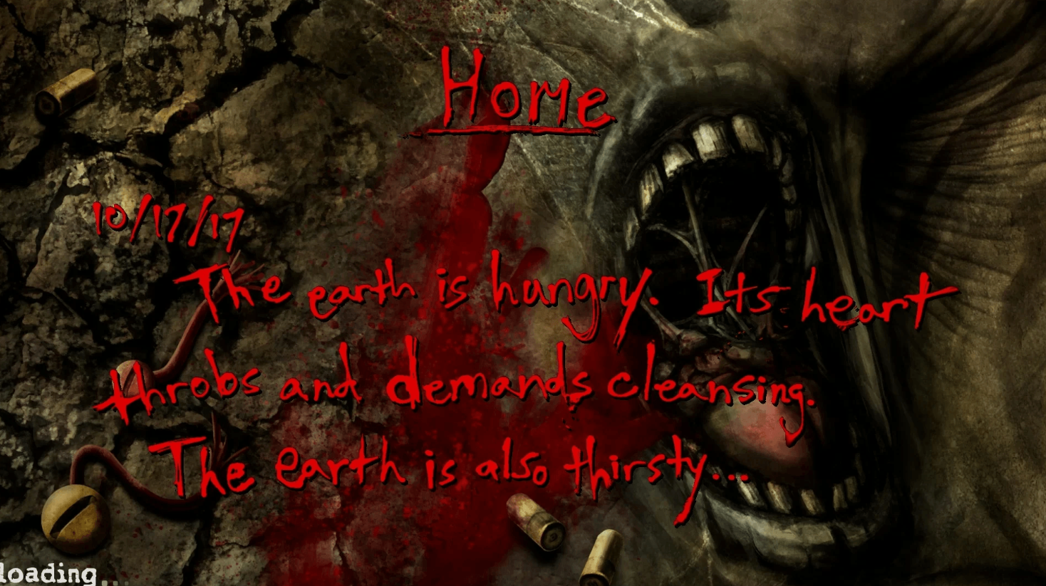 Diary from the Home level