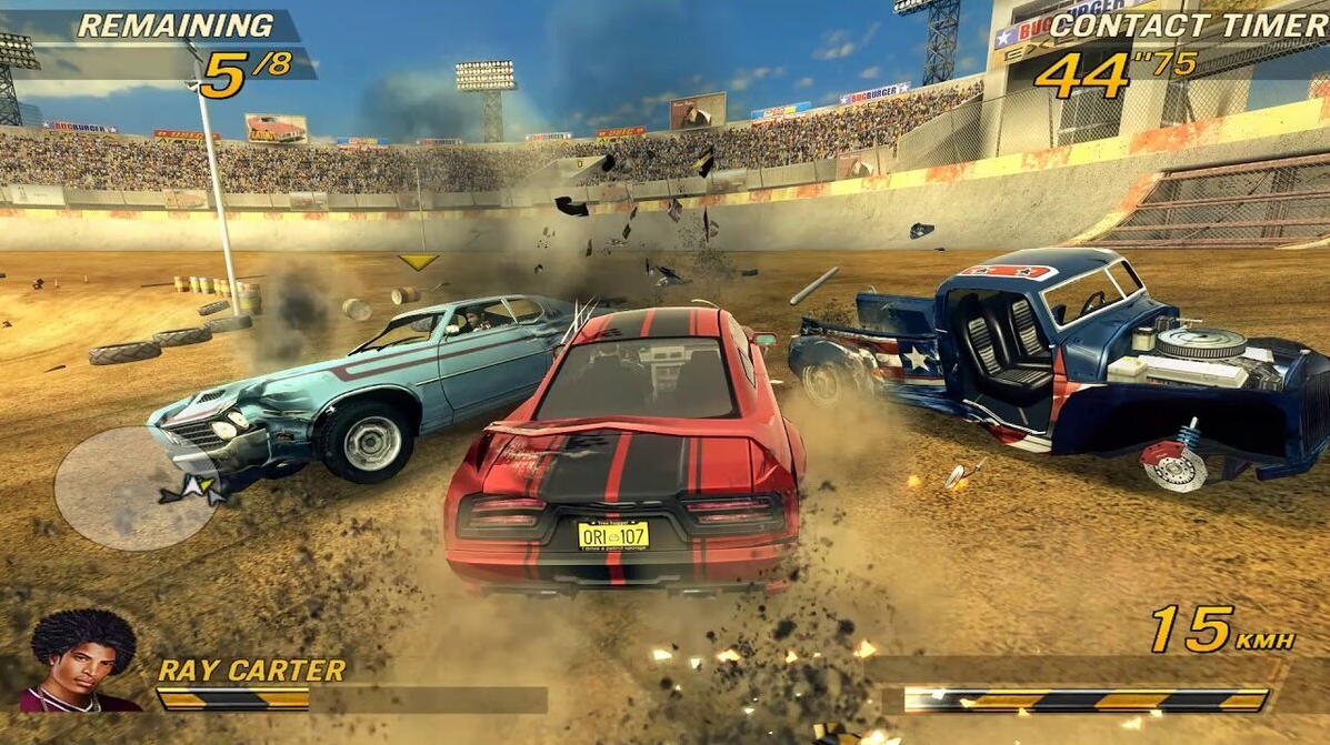FlatOut 2 car crashes
